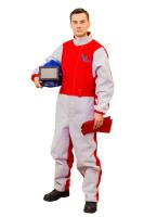 Комбинезон пескоструйщика ВЕКТОР проф с перчаткамир-р 48-50, рост 176