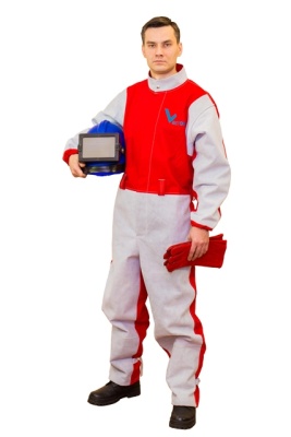 Комбинезон пескоструйщика ВЕКТОР проф с перчаткамир-р 56-58, рост 182